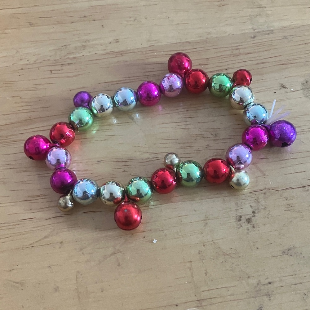 Colorful Beaded Bracelet with bells